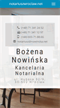 Mobile Screenshot of notariuszwroclaw.net